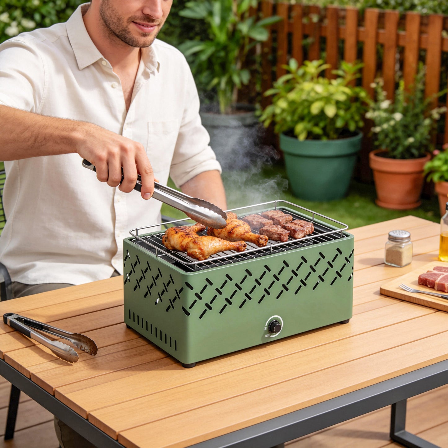 Portable Charcoal BBQ Grill