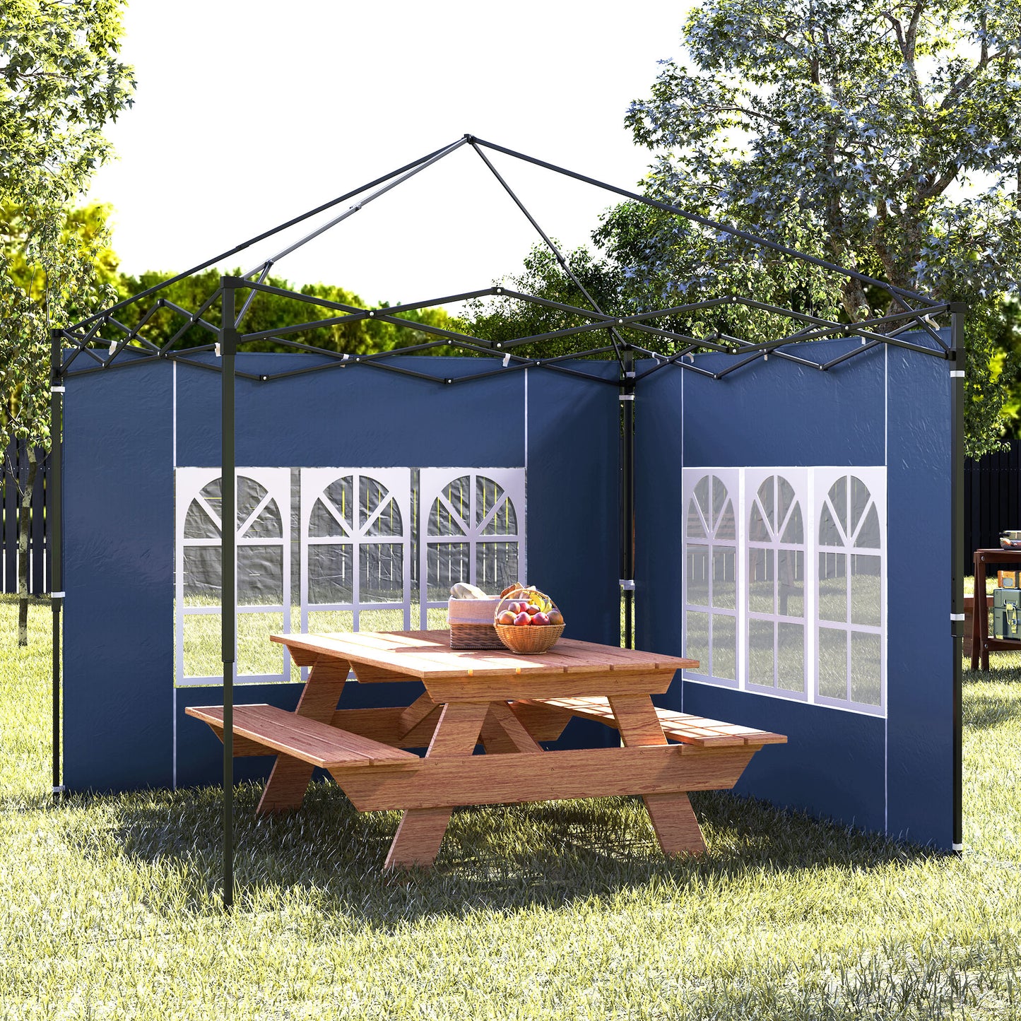 Set of Two 3 x 3(m) Gazebo Frame Replacement Walls