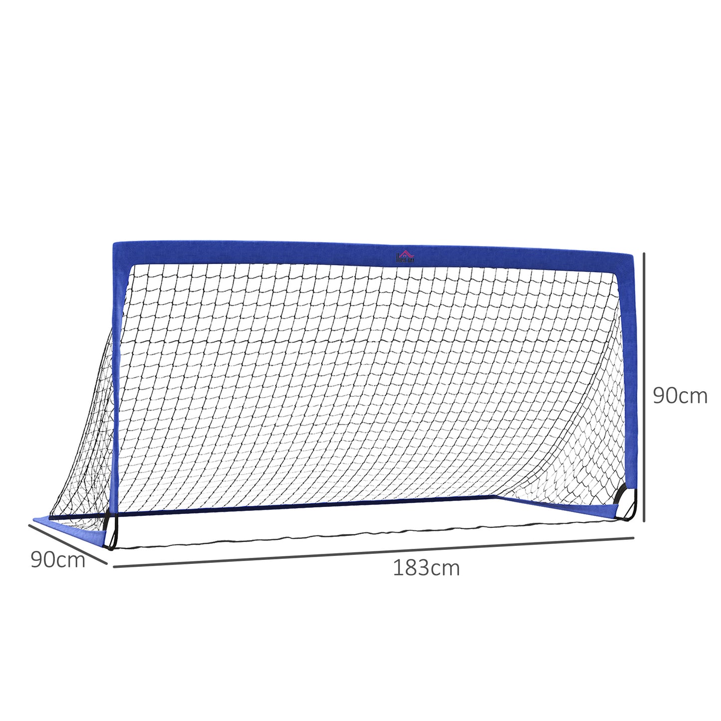 Set of 2 Football Goal Net 6 x 3 ft Foldable Outdoor Sport Training