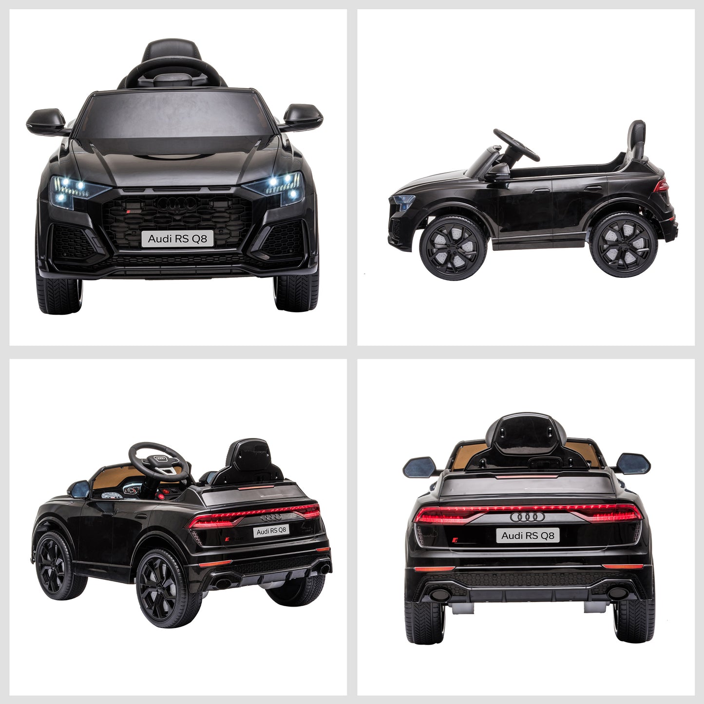 Licensed Audi RS Q8 Electric Ride On Car, with Remote Control