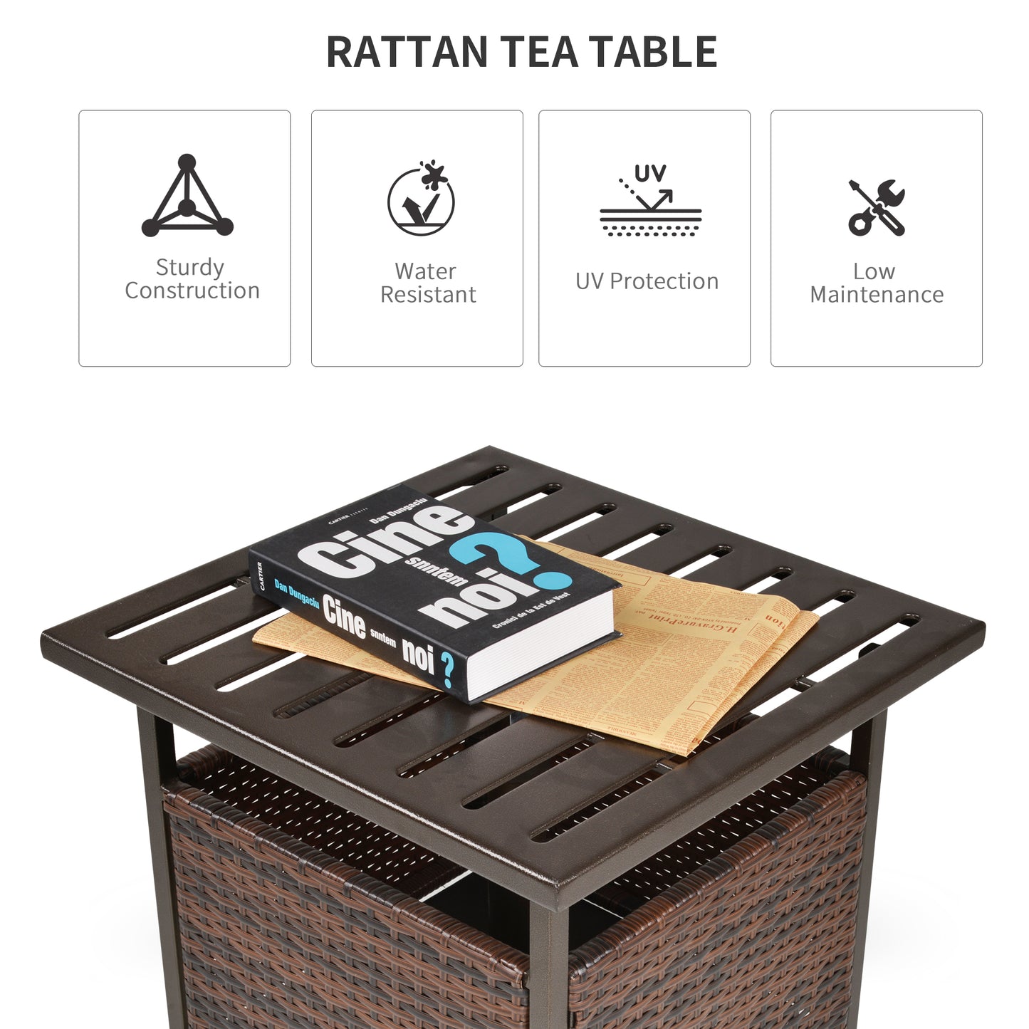 Rattan Garden Coffee Table
