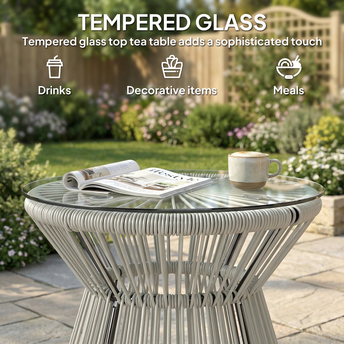 Rattan Outdoor Coffee Table (1)