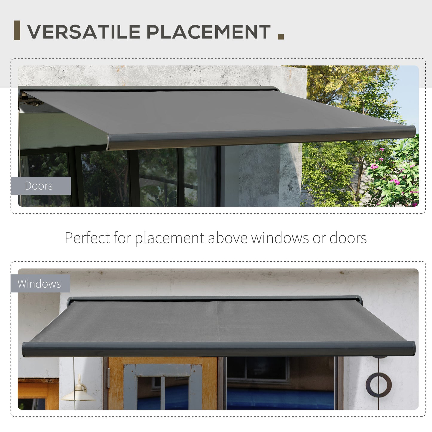 3 x 2.5m Electric Awning with Remote Controller