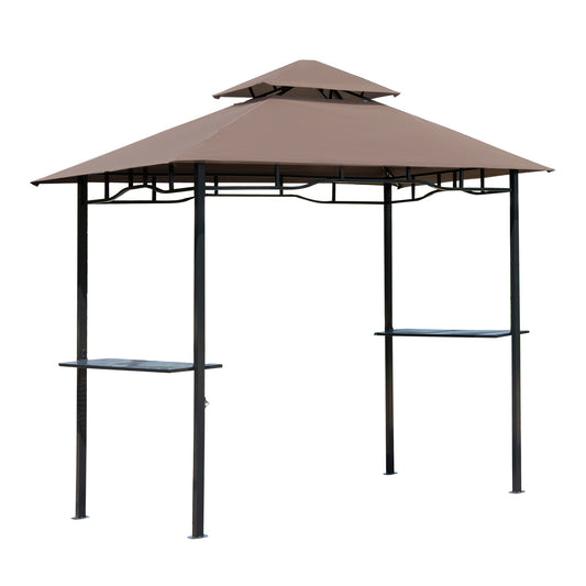 2.5x1.5m (8'x5') Grill Gazebo Canopy