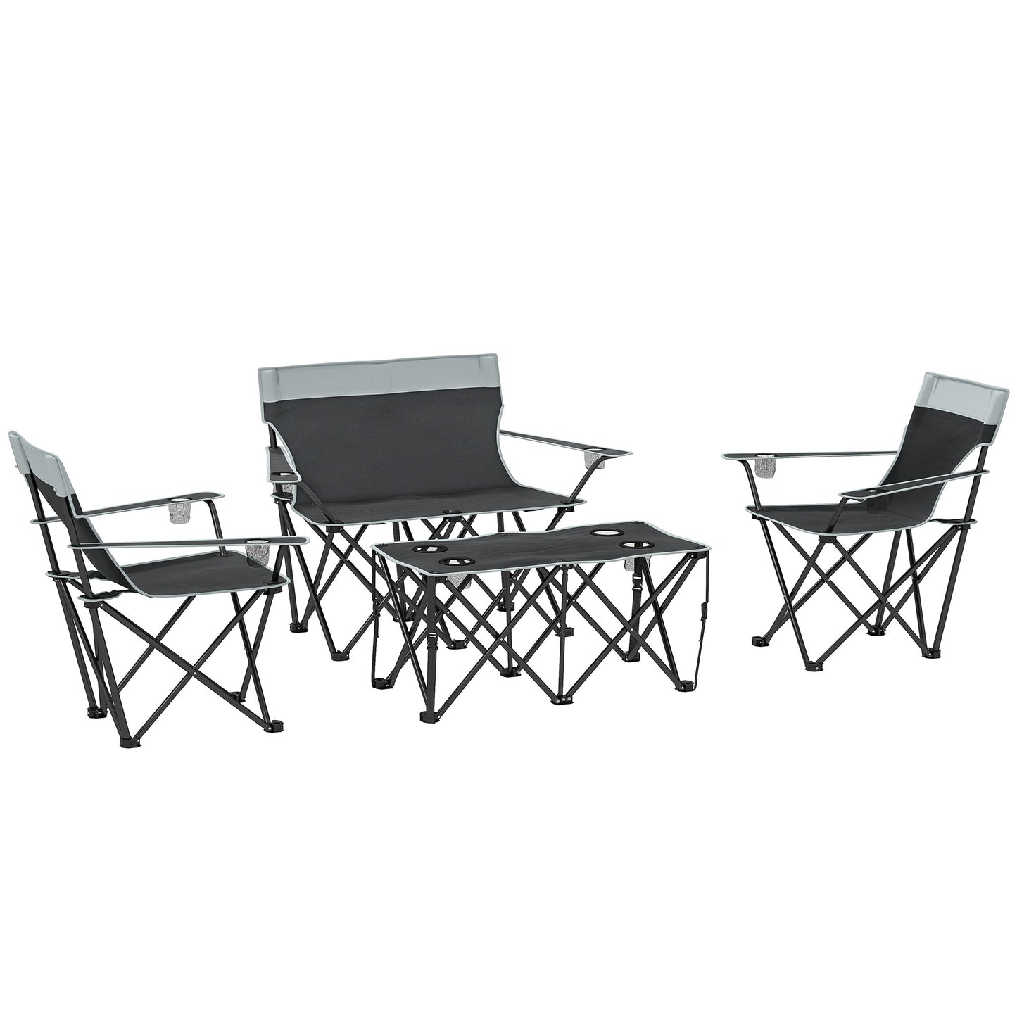 Four-Piece Portable Picnic Table Set