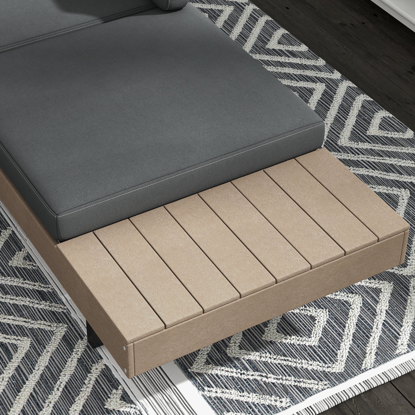 Three-Piece 'L' Garden Sofa Set