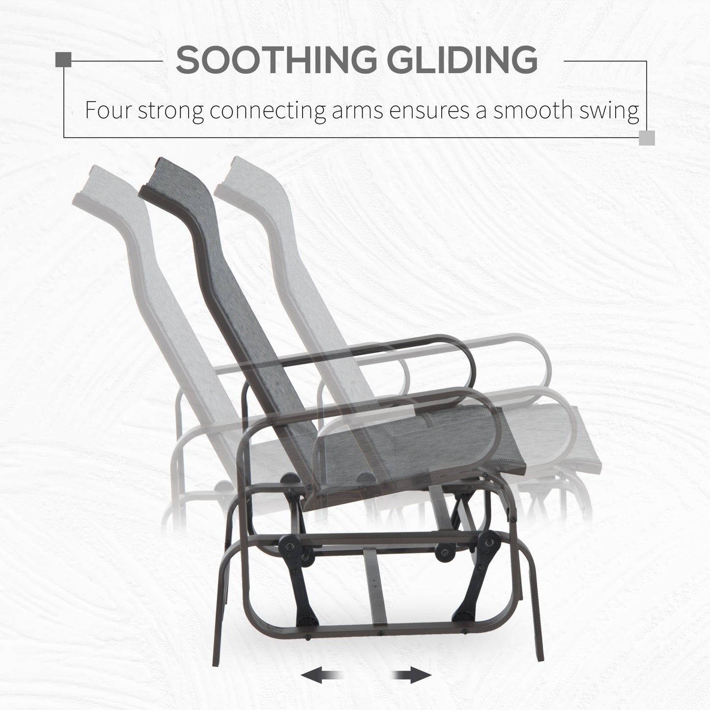 Outdoor Gliding Rocking Chair