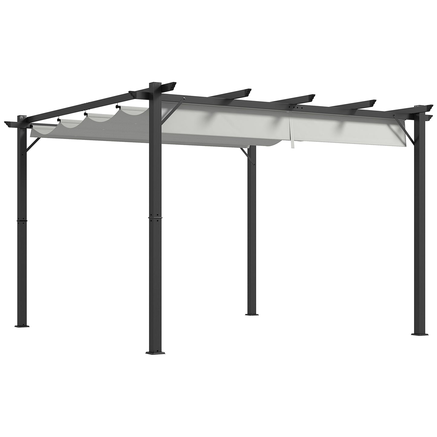 3 x 3(m) Aluminium Pergola Canopy Gazebo Awning Outdoor Garden Sun