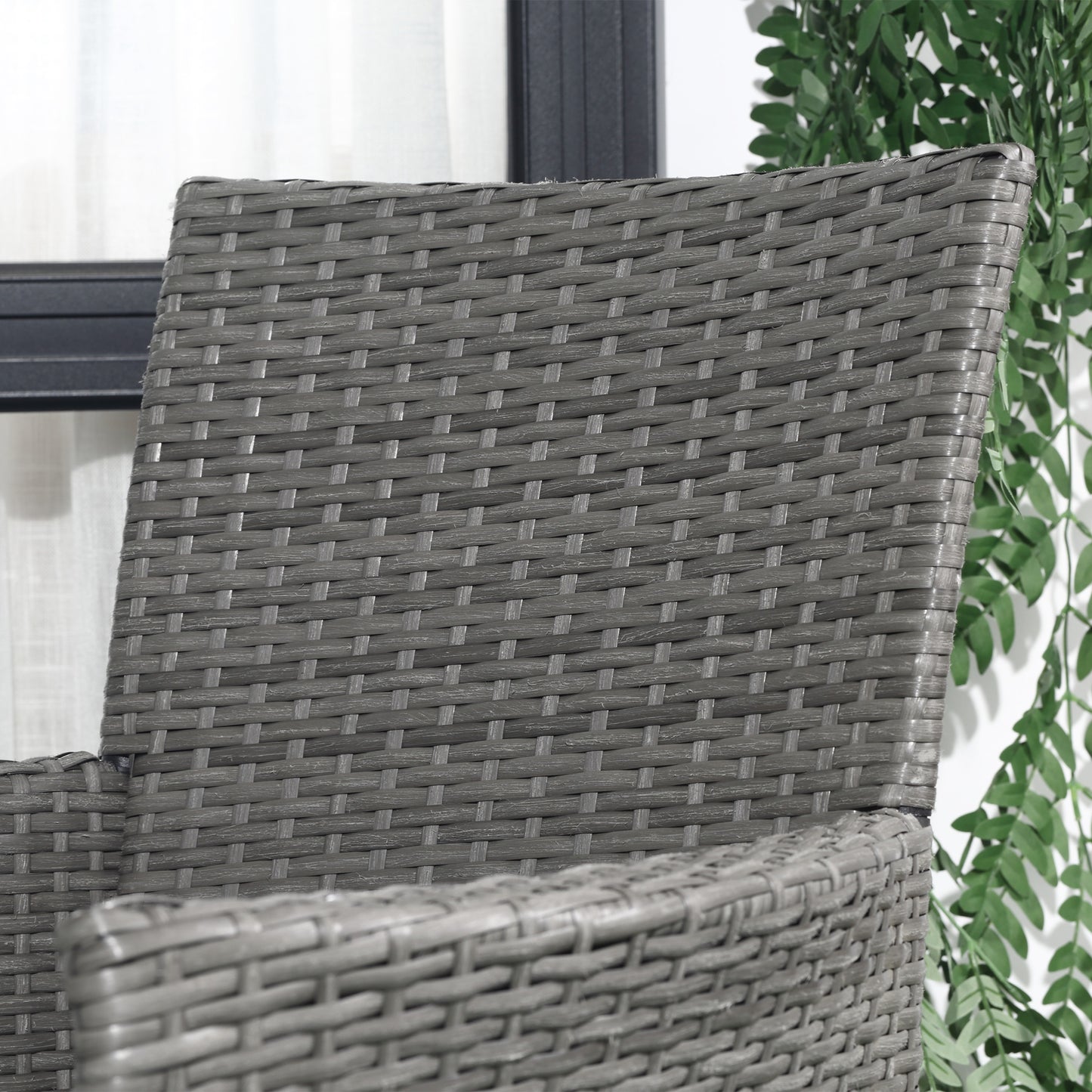 3 Pieces Rattan Bistro Set (3)