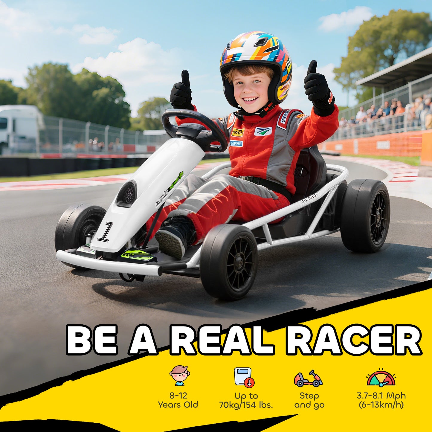 24V Electric Go Kart for Kids