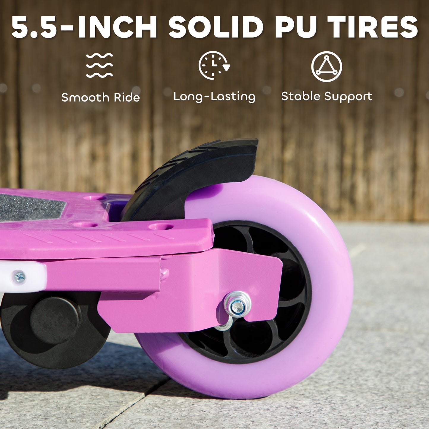 Electric Scooter for Kids 6-14 Years, with Colourful Lights