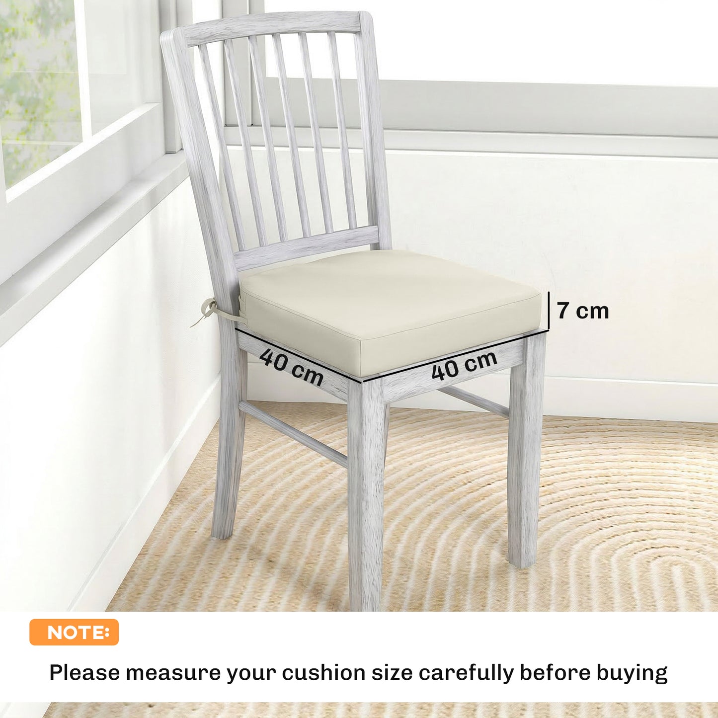 Outdoor Chair Seat Cushions Set of 2