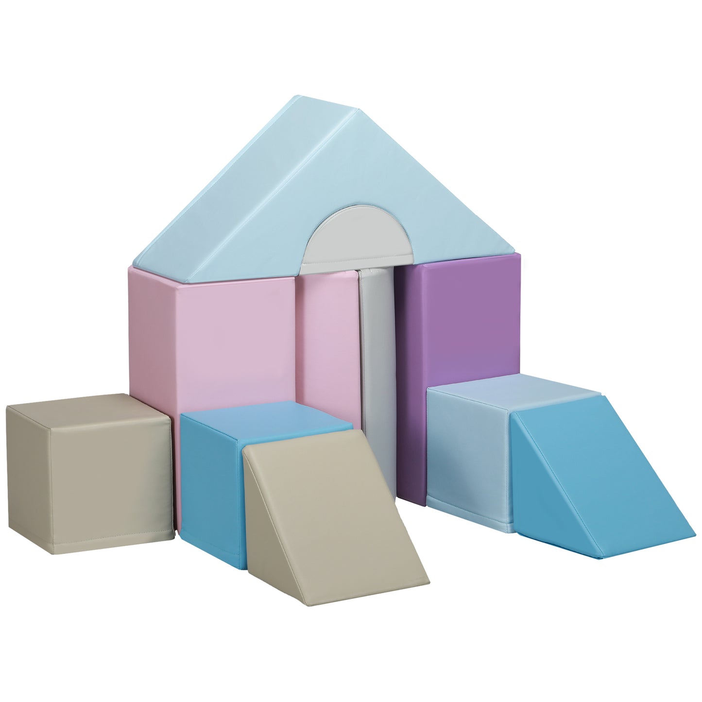 11-Piece Kids Soft Play Set, Foam Block, Toys for Climbing, Crawling