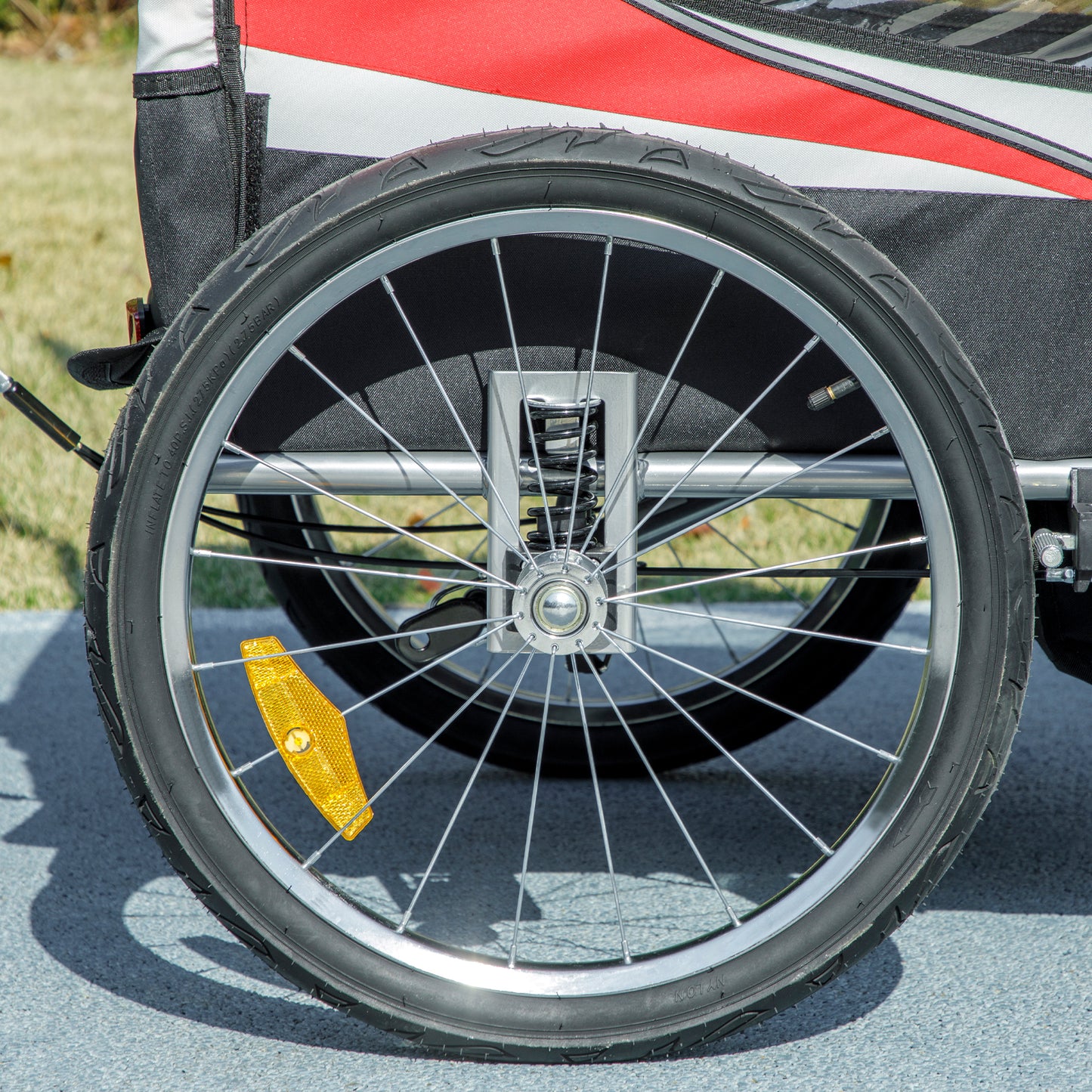 Baby Bike Trailer, Child Bicycle Trailer with 5 Point Harness