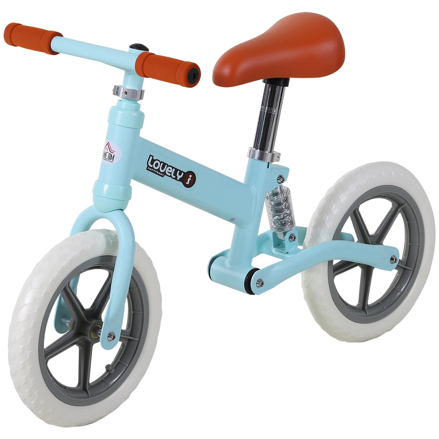 12" Kids Balance Bike No Pedal Bicycle EVA Tyre Adjustable Seat