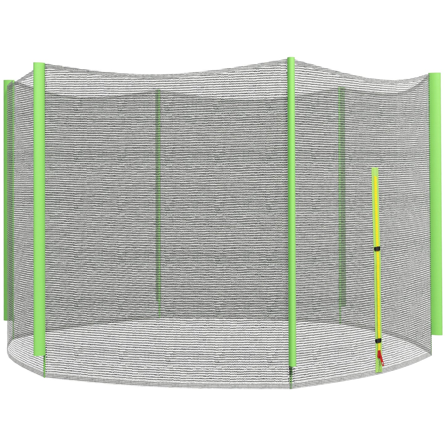 8ft Trampoline Net Replacement with 6 Plastic Pole Covers