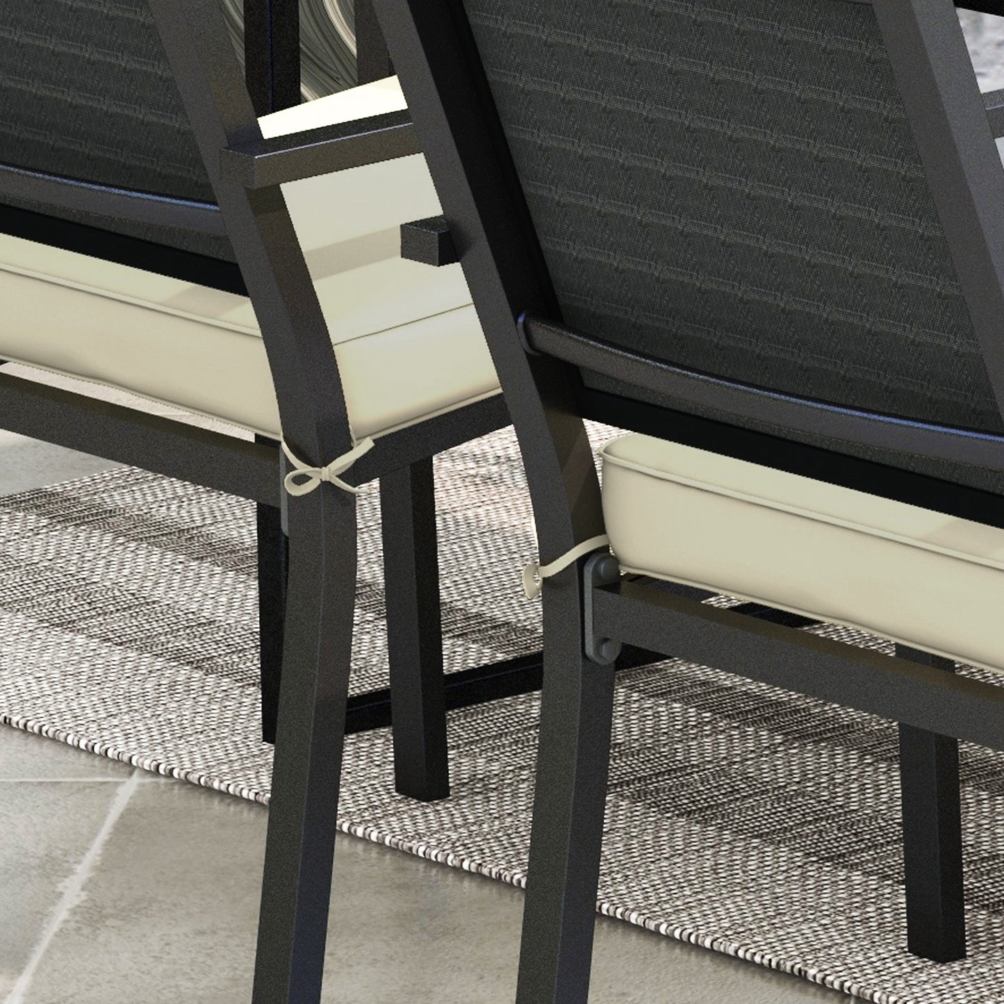 4-Piece Seat Cushions Pillow Replacement