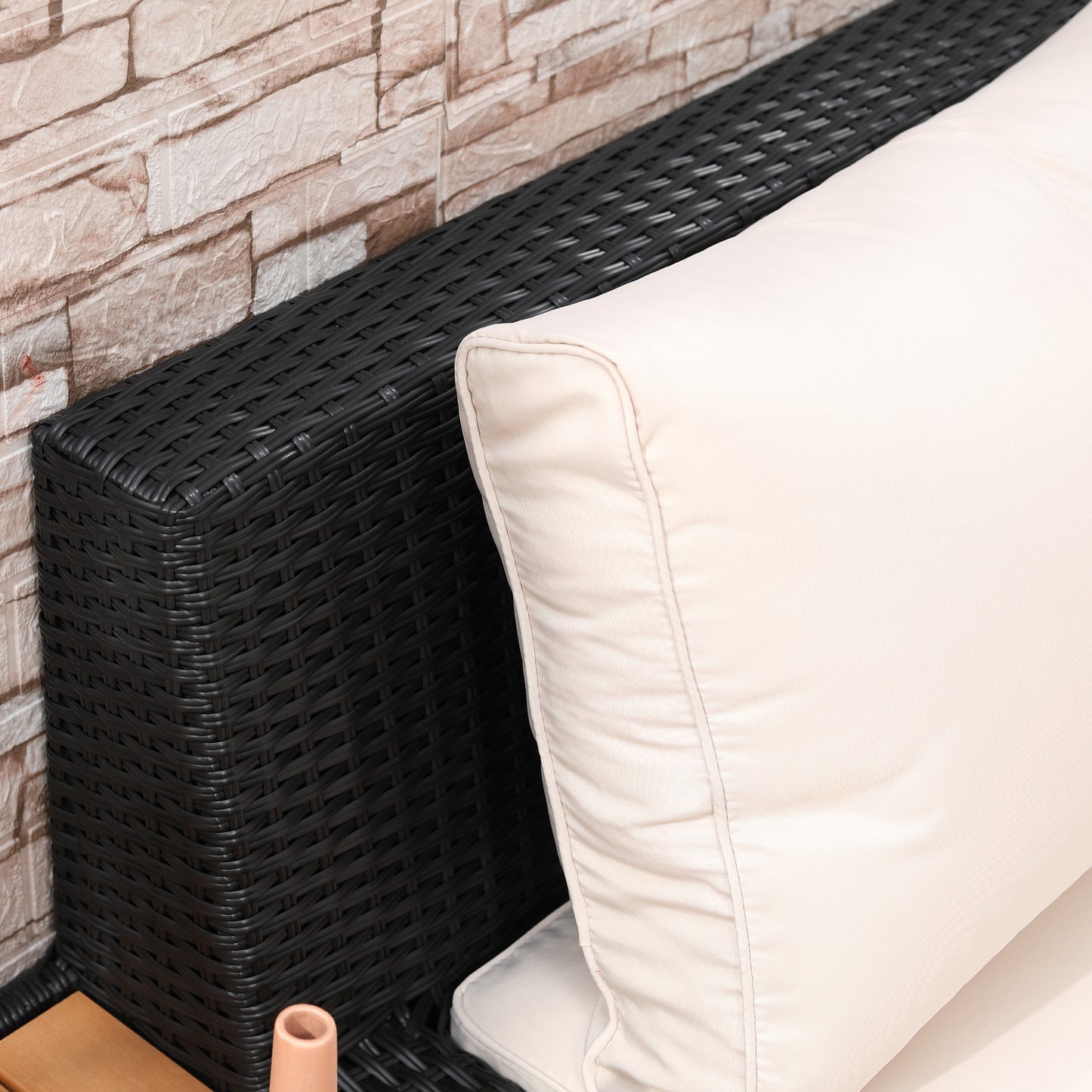 5-Seater Rattan Garden Furniture Outdoor Sectional Corner Sofa