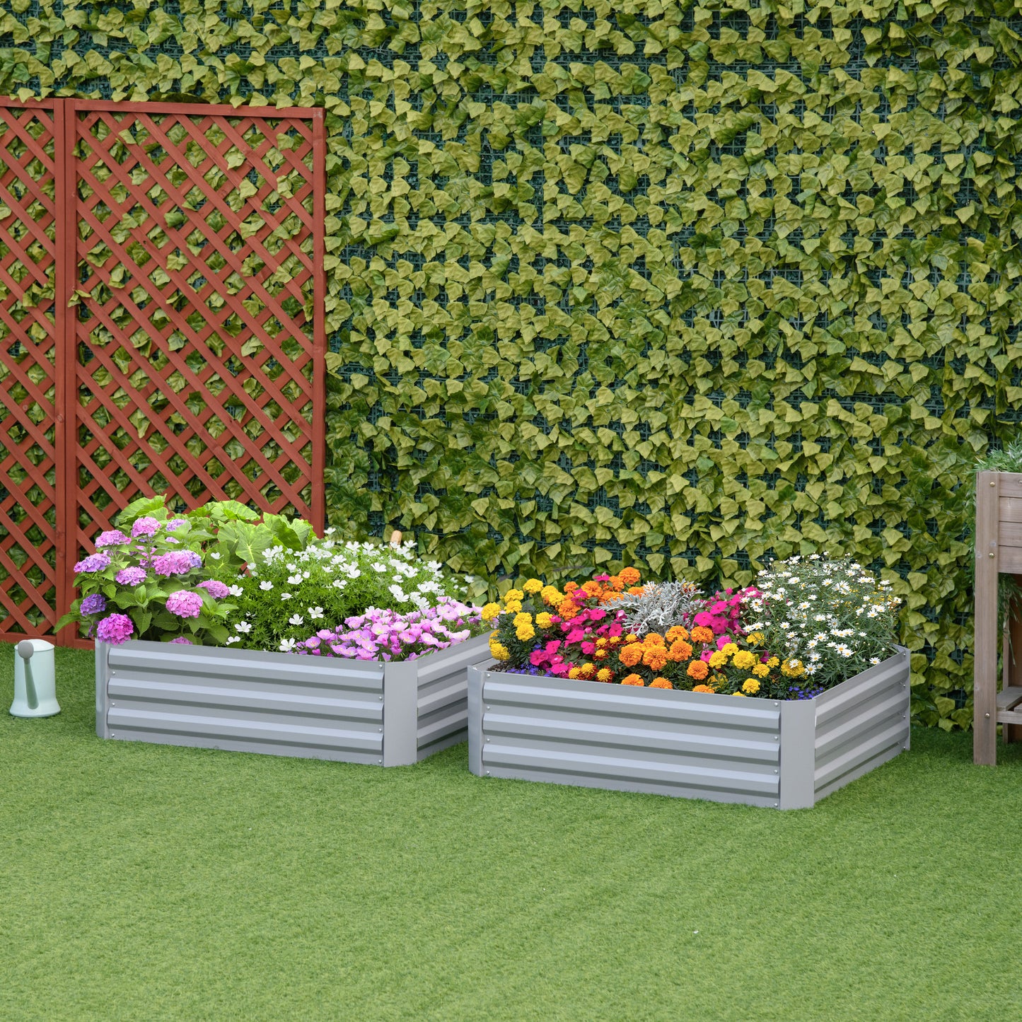 Set of 2 291L Raised Garden Bed
