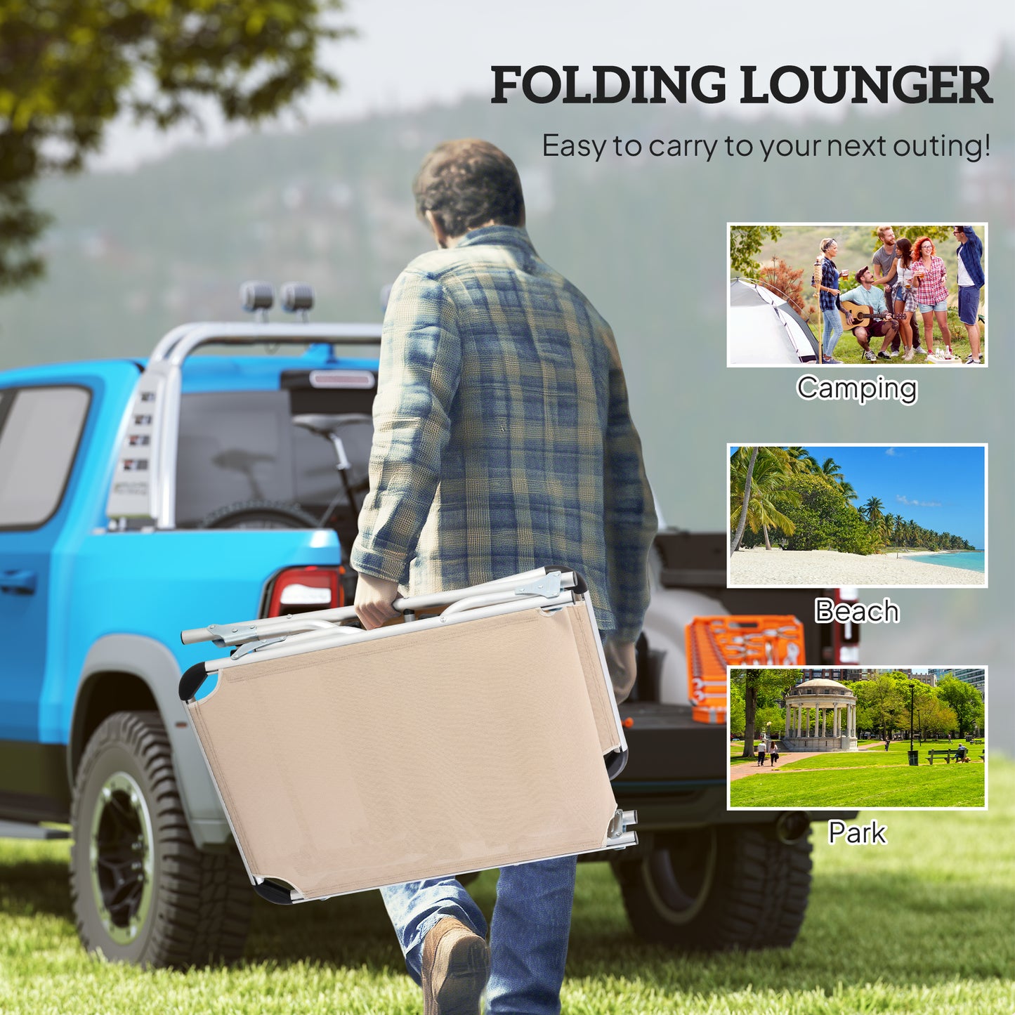 Foldable Outdoor Sun Lounger