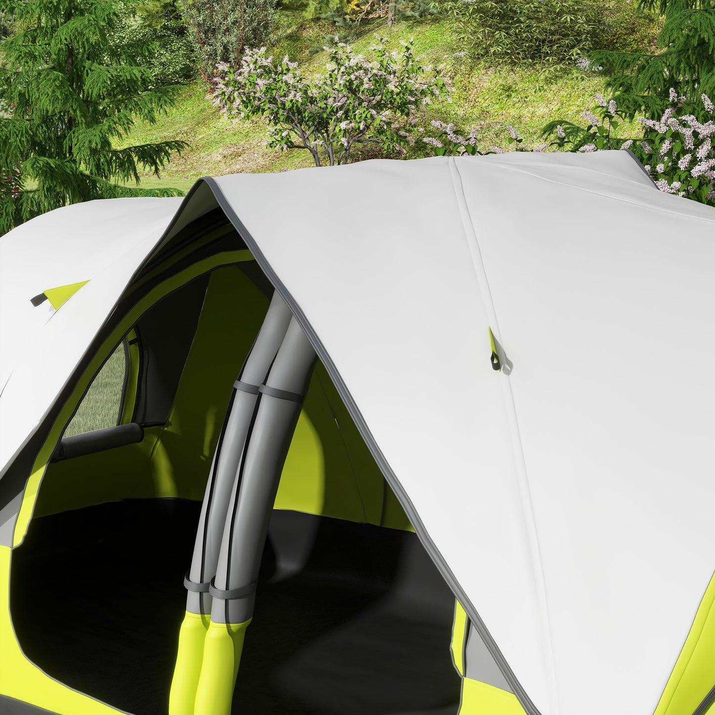 Camping Tent for 6-8 Man with 2000mm Waterproof Rainfly