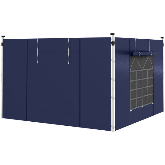 Set of Two 195 x 295cm Replacement Gazebo Side Walls