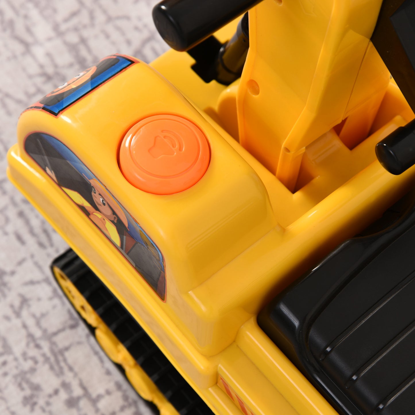 Ride On Excavator Toy Tractors Digger Movable Walker Construction