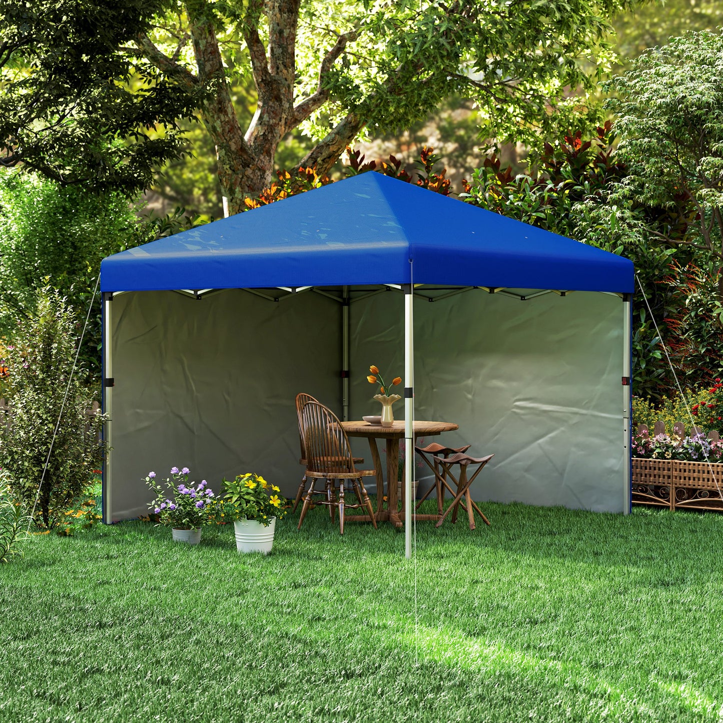 3 x 3 (M) Pop Up Gazebo, UPF 30+ with 2 Sidewalls