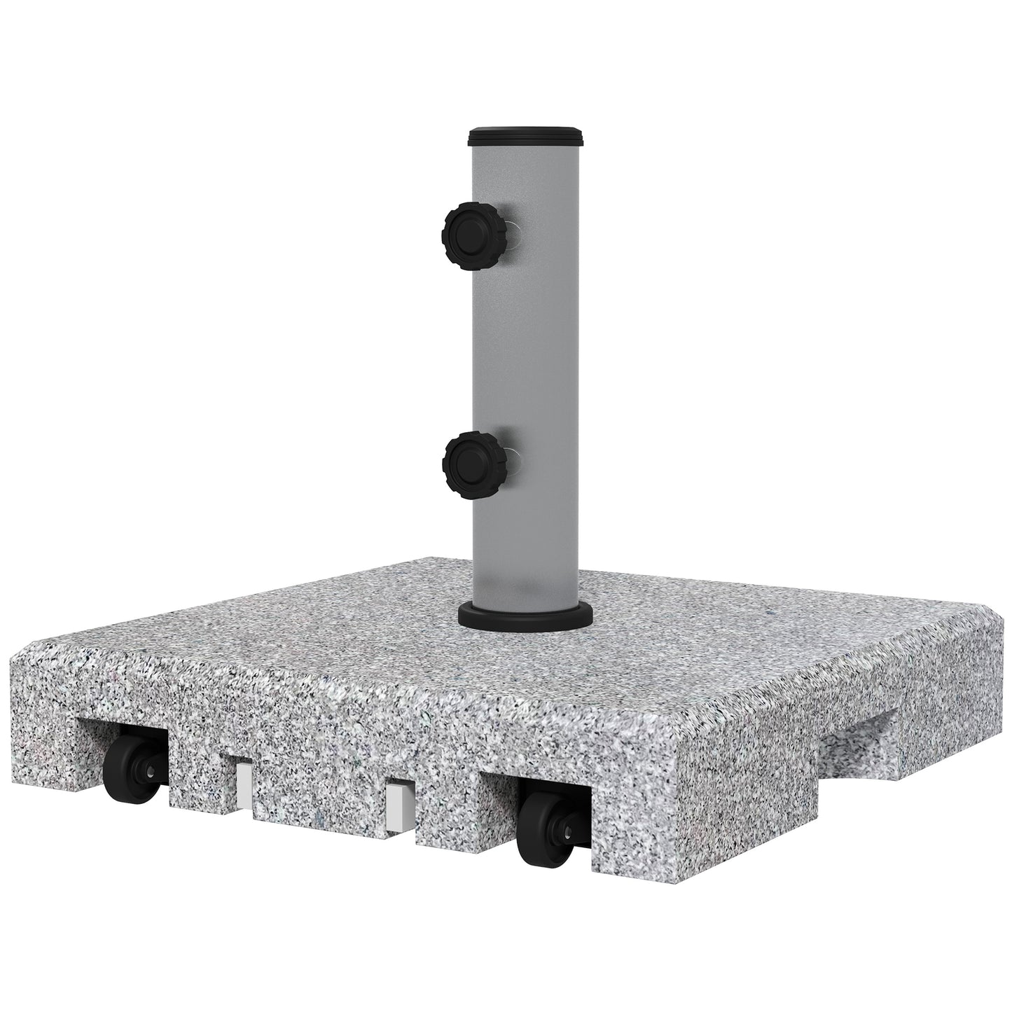 Granite Parasol Base, 28kg Heavy Duty Square Umbrella Stand