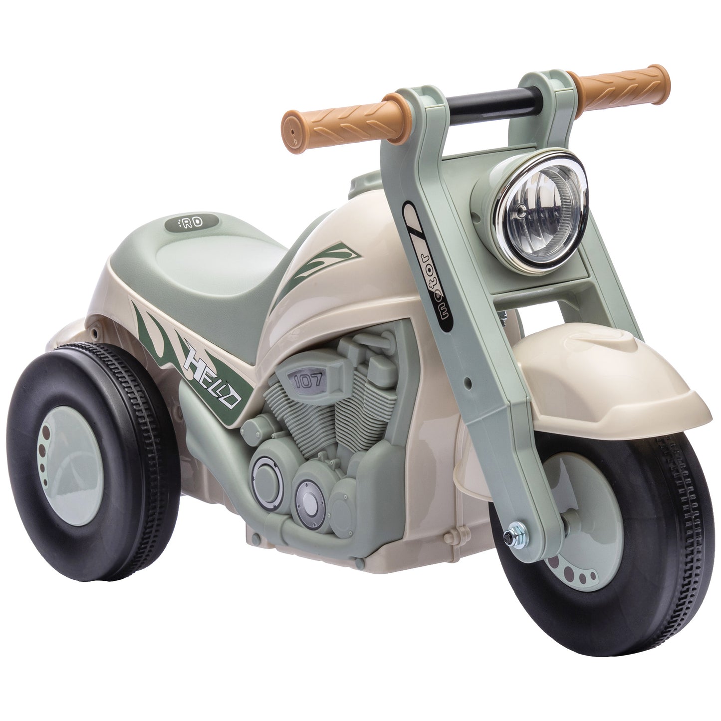 Foot To Floor Sliding Kids Ride On Car with Music, Bubble