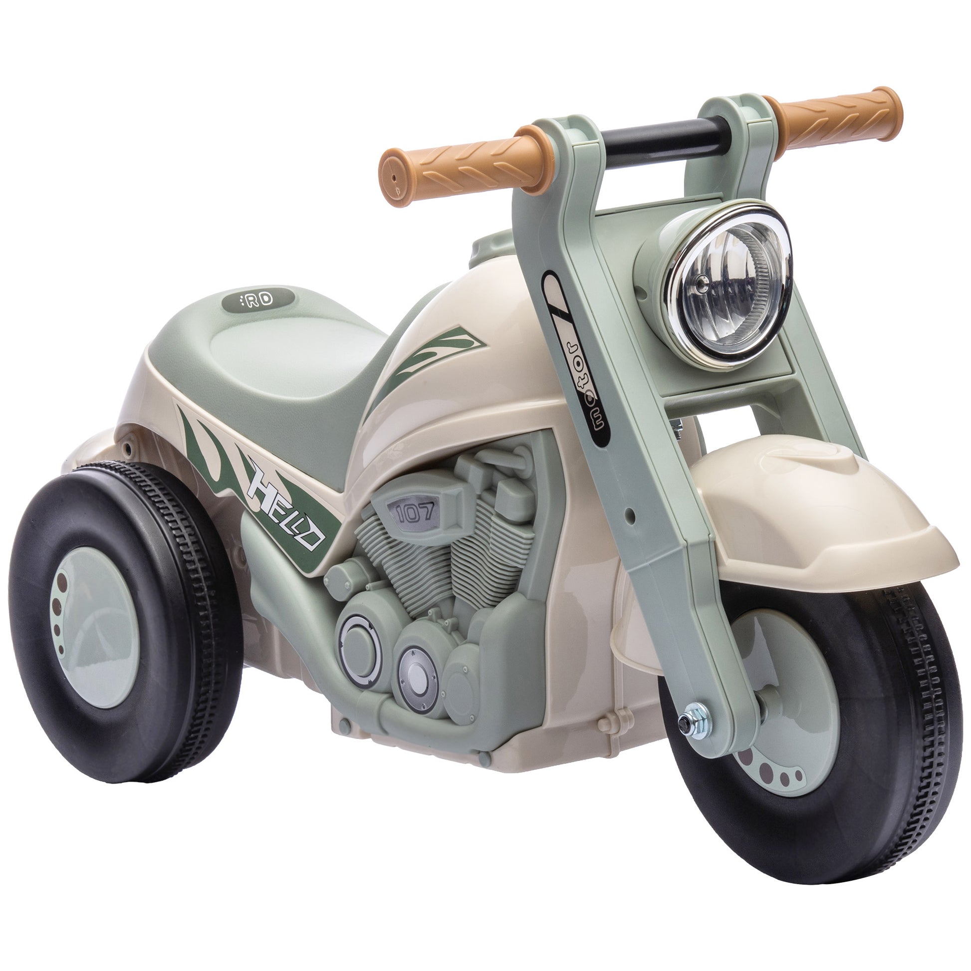 Foot To Floor Sliding Kids Ride On Car with Music, Bubble