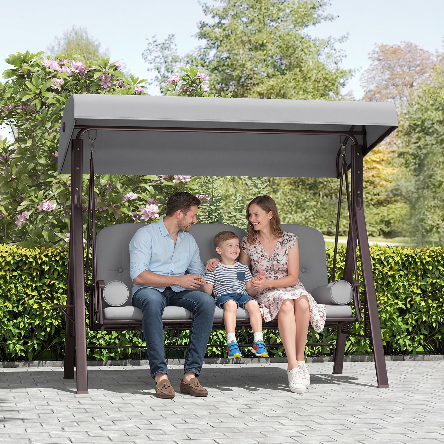 3 Seater Canopy Swing Chair