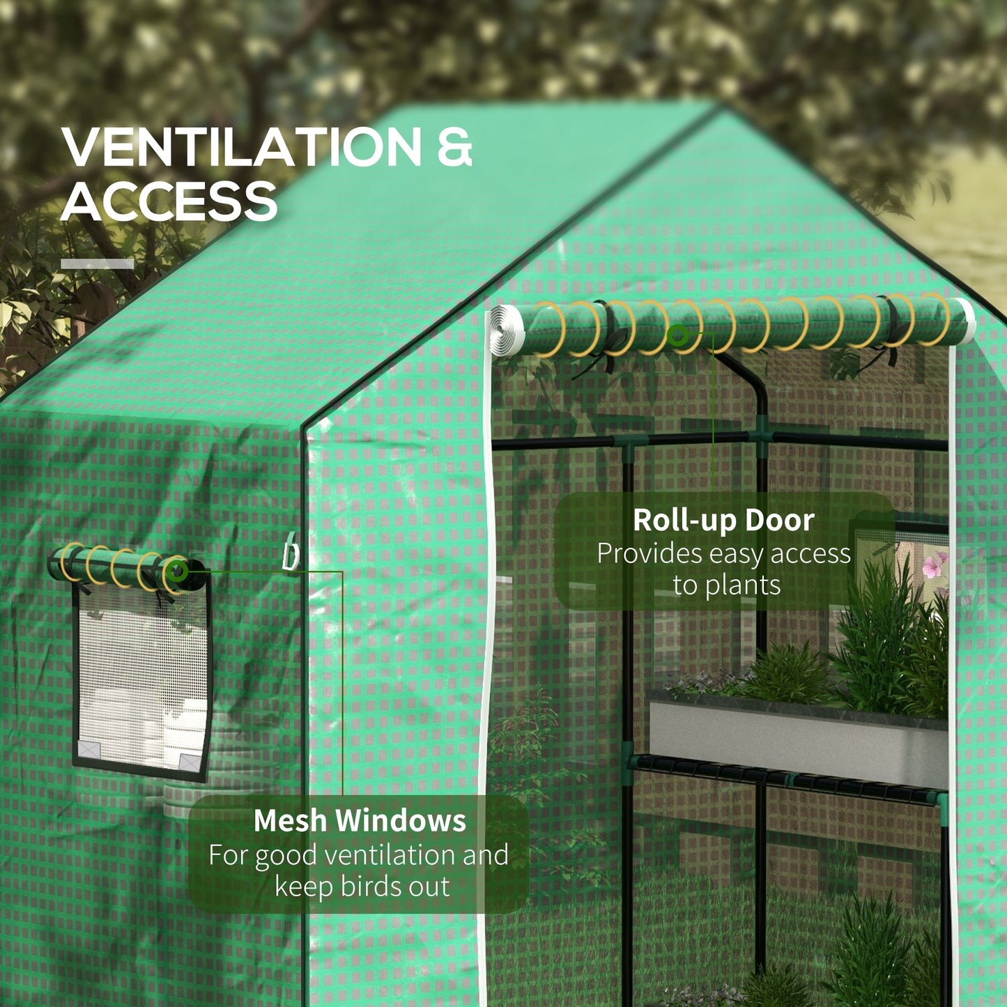 Greenhouse Cover Replacement Walk-in PE Hot House Cover (1)