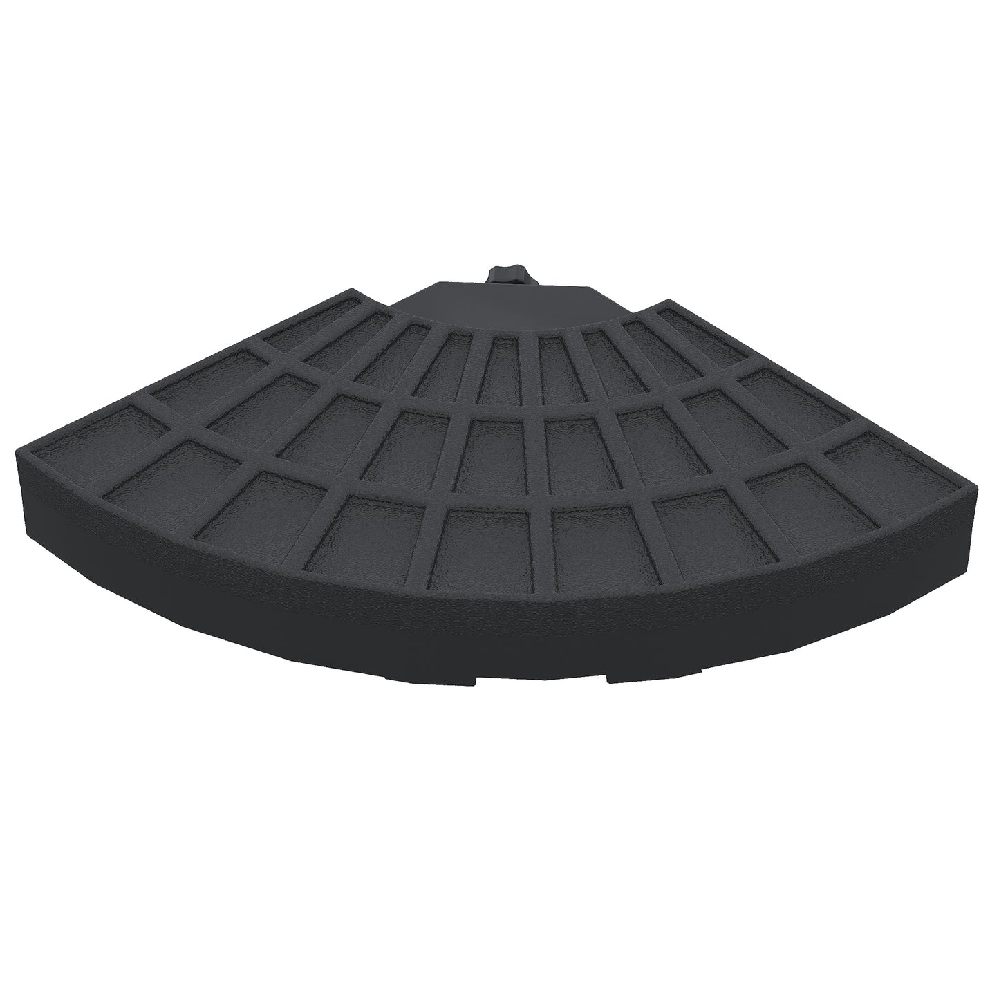 4 PCs 70KG Portable Round Parasol Base Umbrella Cross Stand Weights