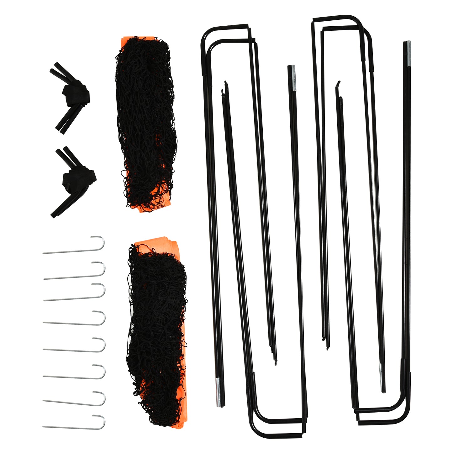 Set of 2 Football Goal Net 6 x 3 ft Foldable Outdoor Sport Training