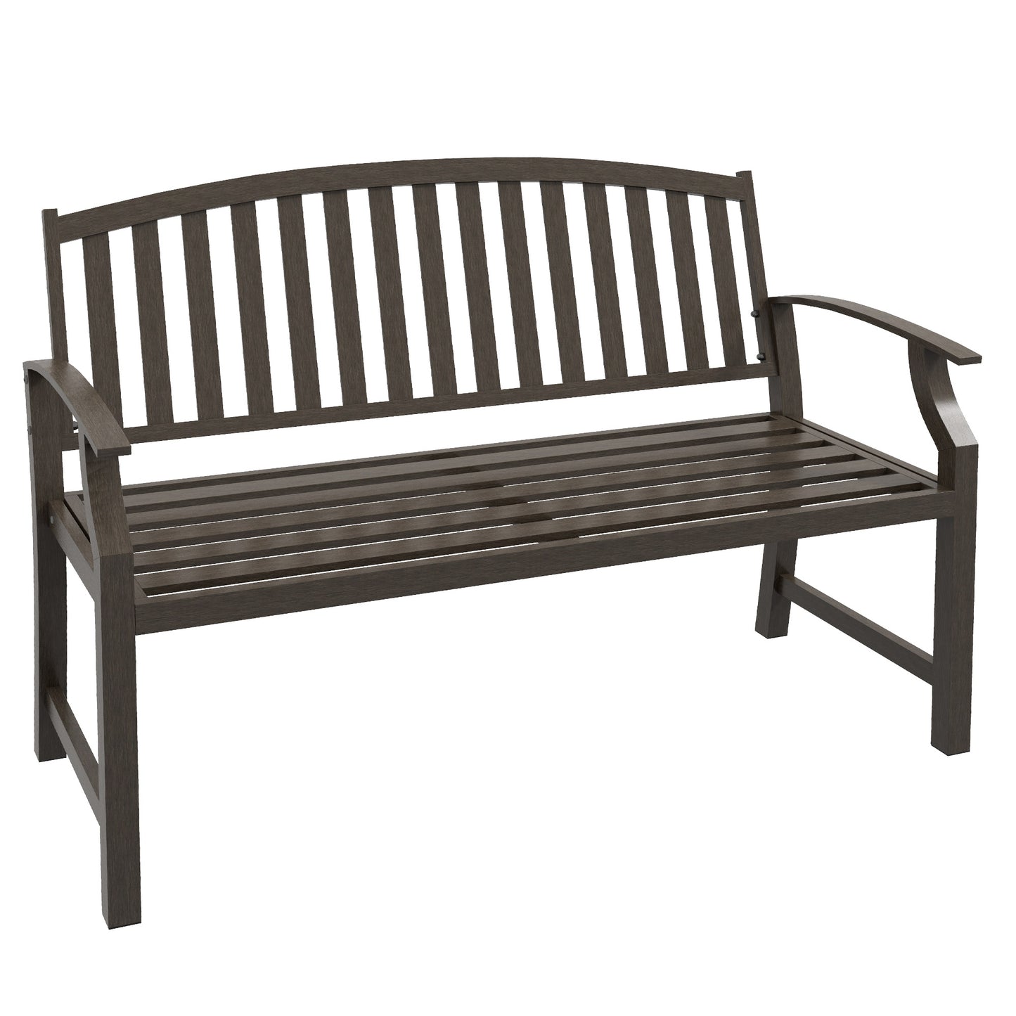 Two-Seater Simple Metal Bench