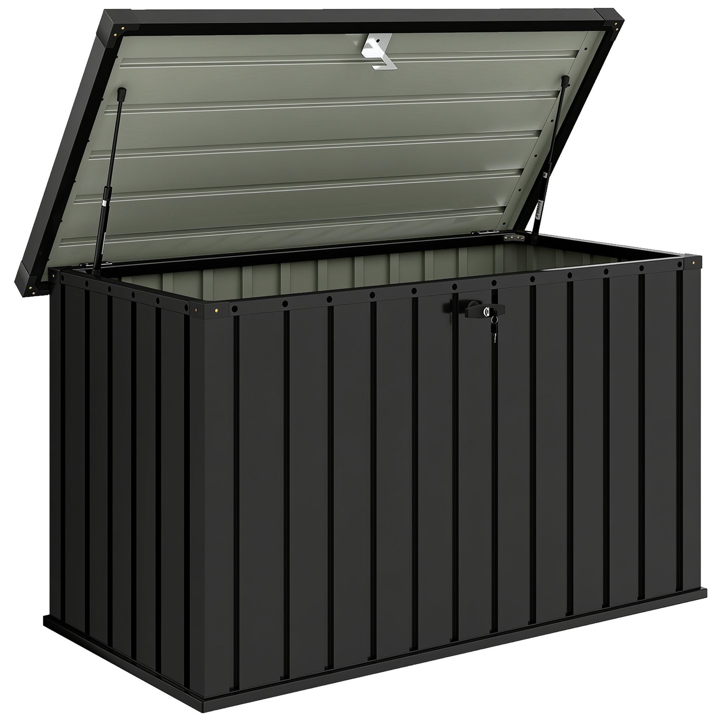 400L Galvanised Steel Garden Storage Box