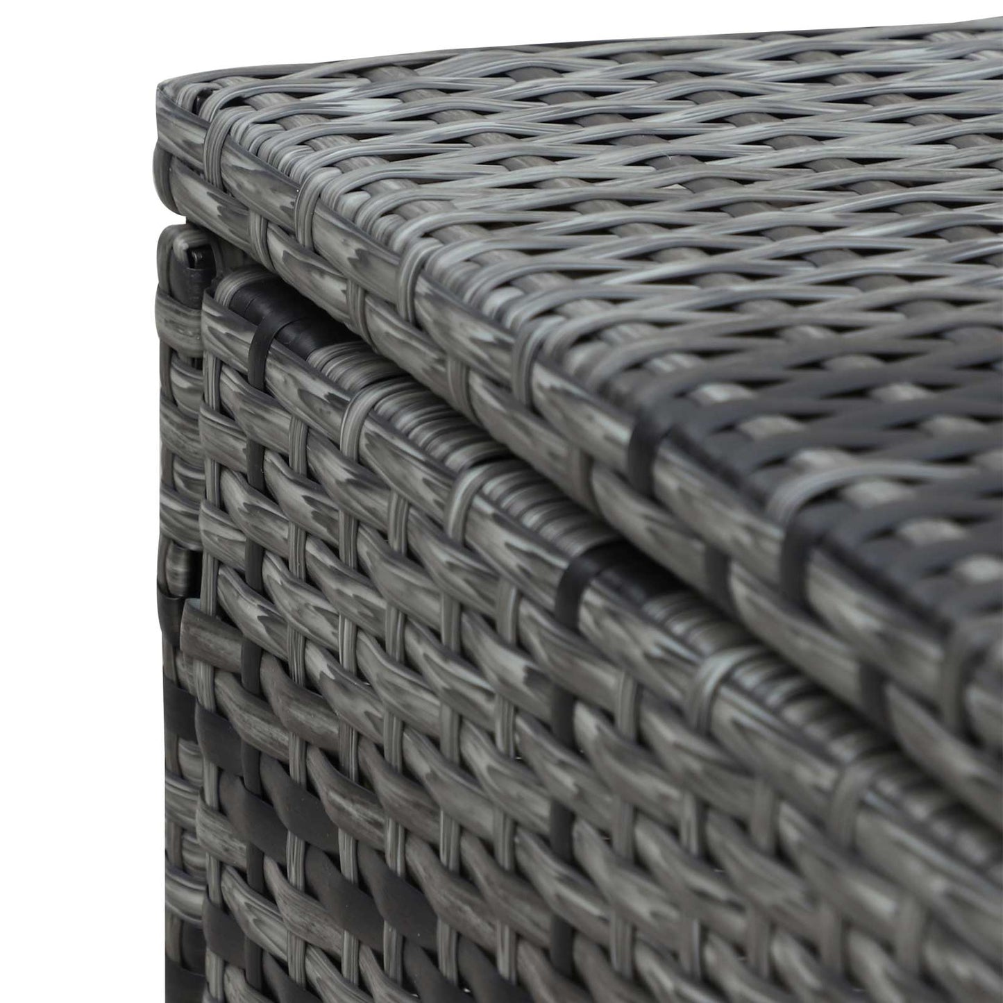PE Rattan Sun Loungers with Cushion