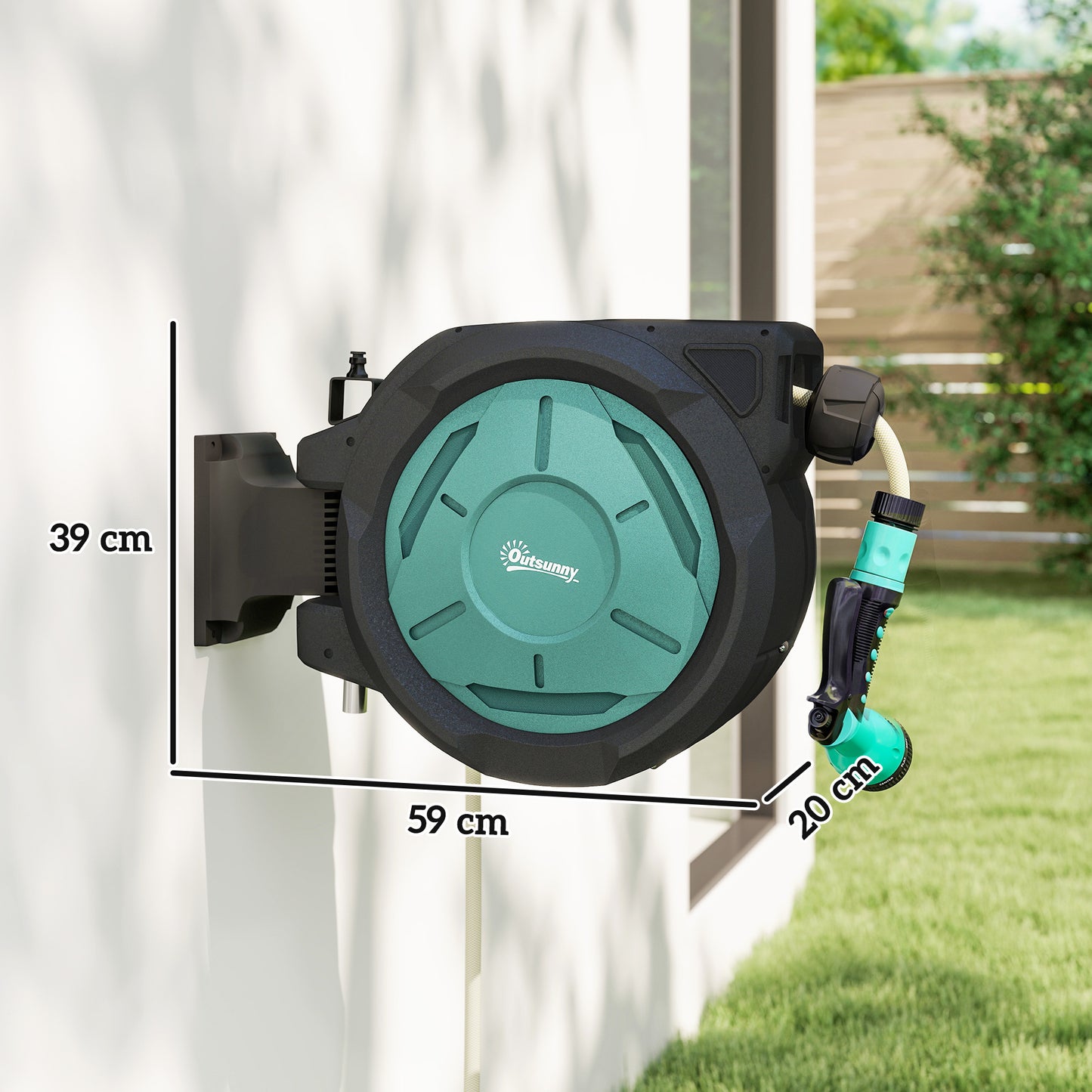 Retractable Hose Reel Wall Mounted (1)