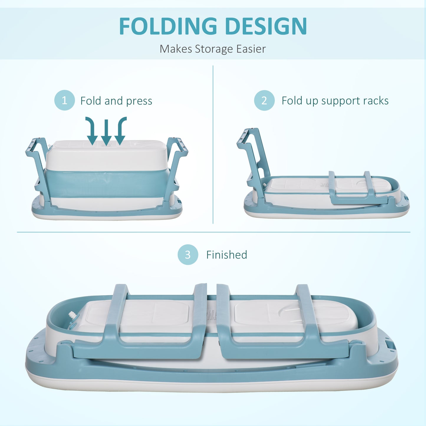 Foldable Bathtub Kids Bath Tub