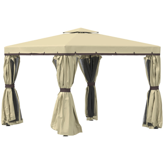 3 x 3(m) Patio Gazebo Canopy Garden Pavilion Tent Shelter (1)