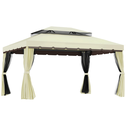 4 x 3 m Aluminum Garden Gazebo
