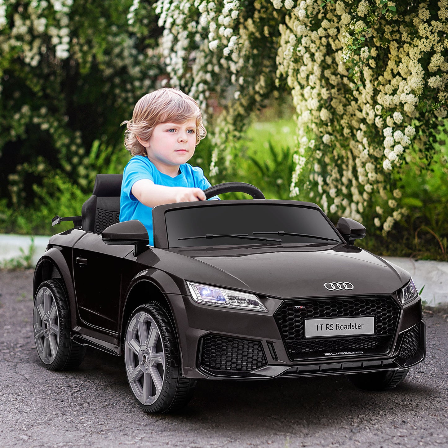 Kids Licensed Audi TT Ride-On Car 12V Battery w/ Remote Suspension