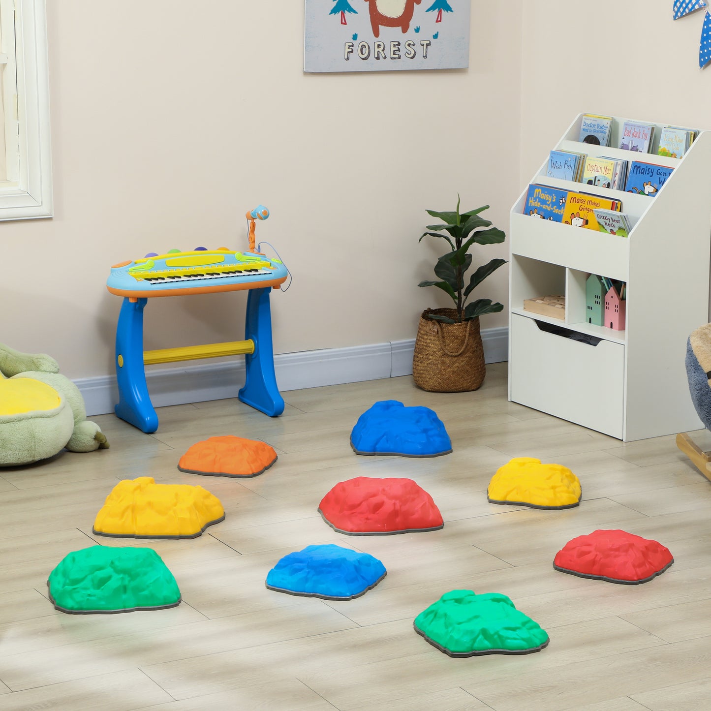 Balance Stepping Stones for Kids with Non-Slip Bottom