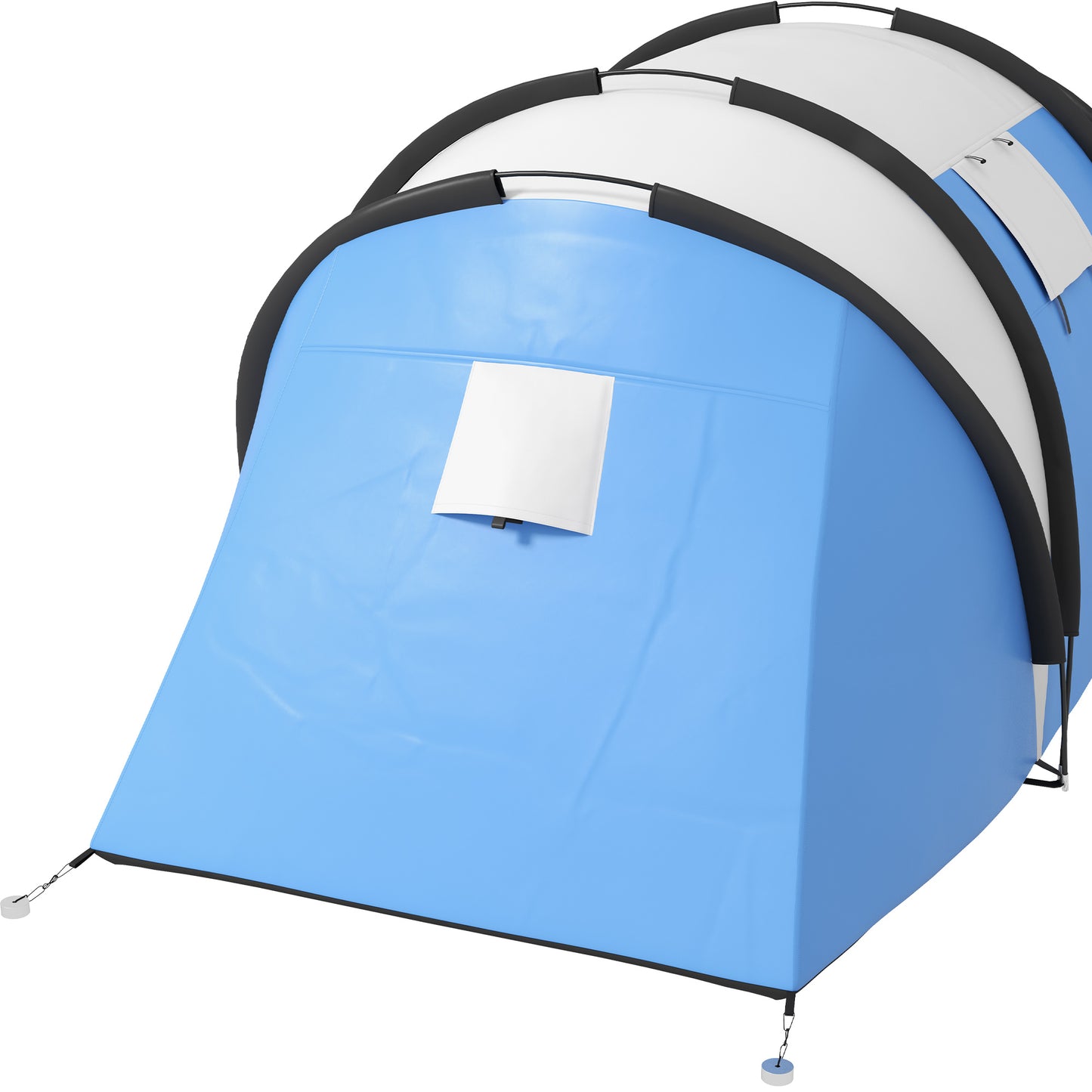 Two-Man Tent, with Bedrooms, Living Room and Canopy
