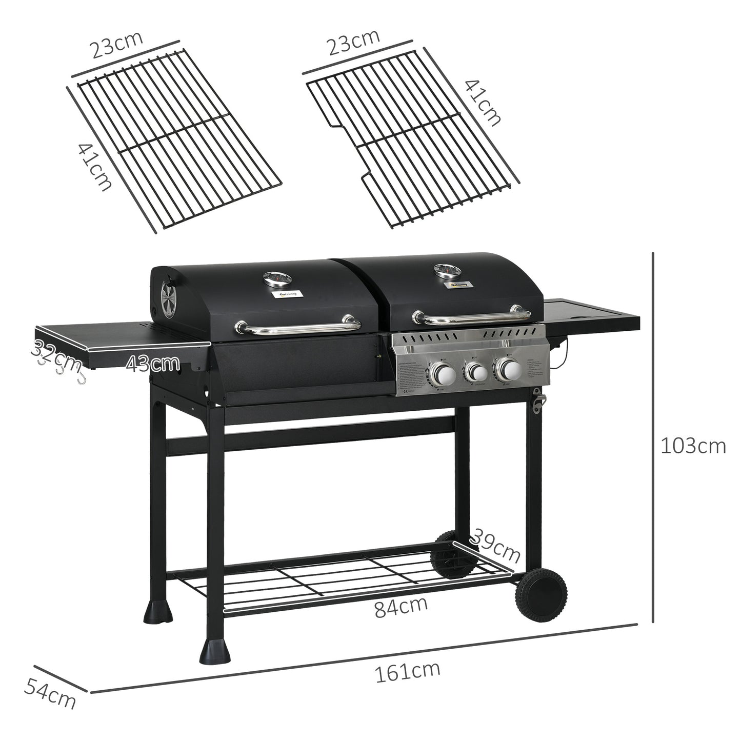 Dual Fuel BBQ Grill