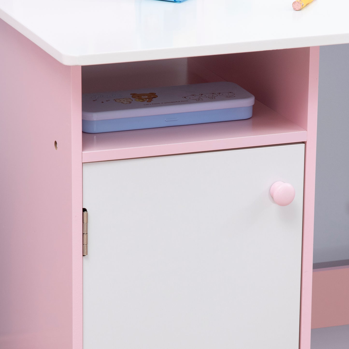 Kids Desk And Chair Set 2 PCs Childrens Table