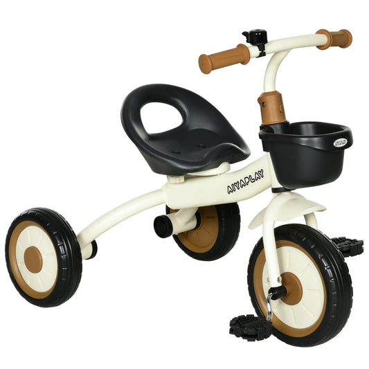 Kids Trike, Tricycle, with Adjustable Seat, Basket, Bell
