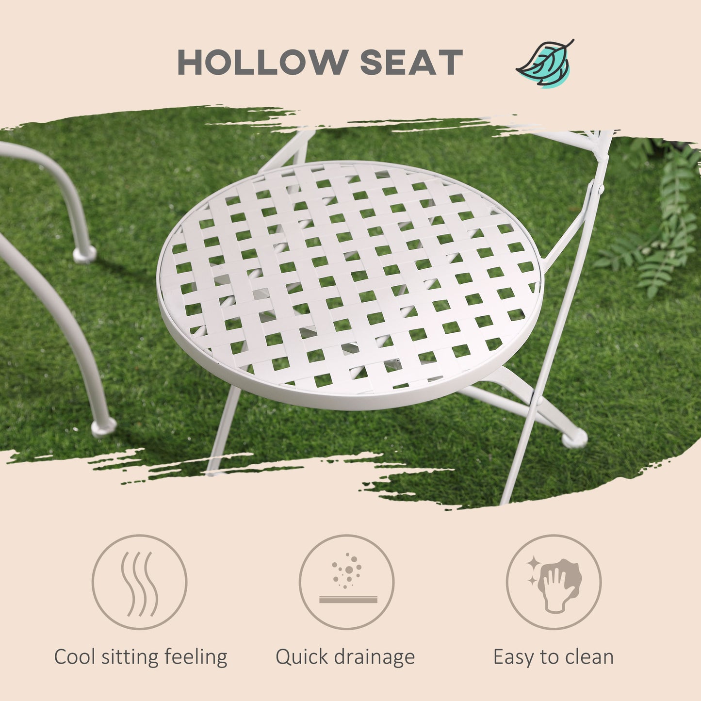 Three-Piece Metal Bistro Set