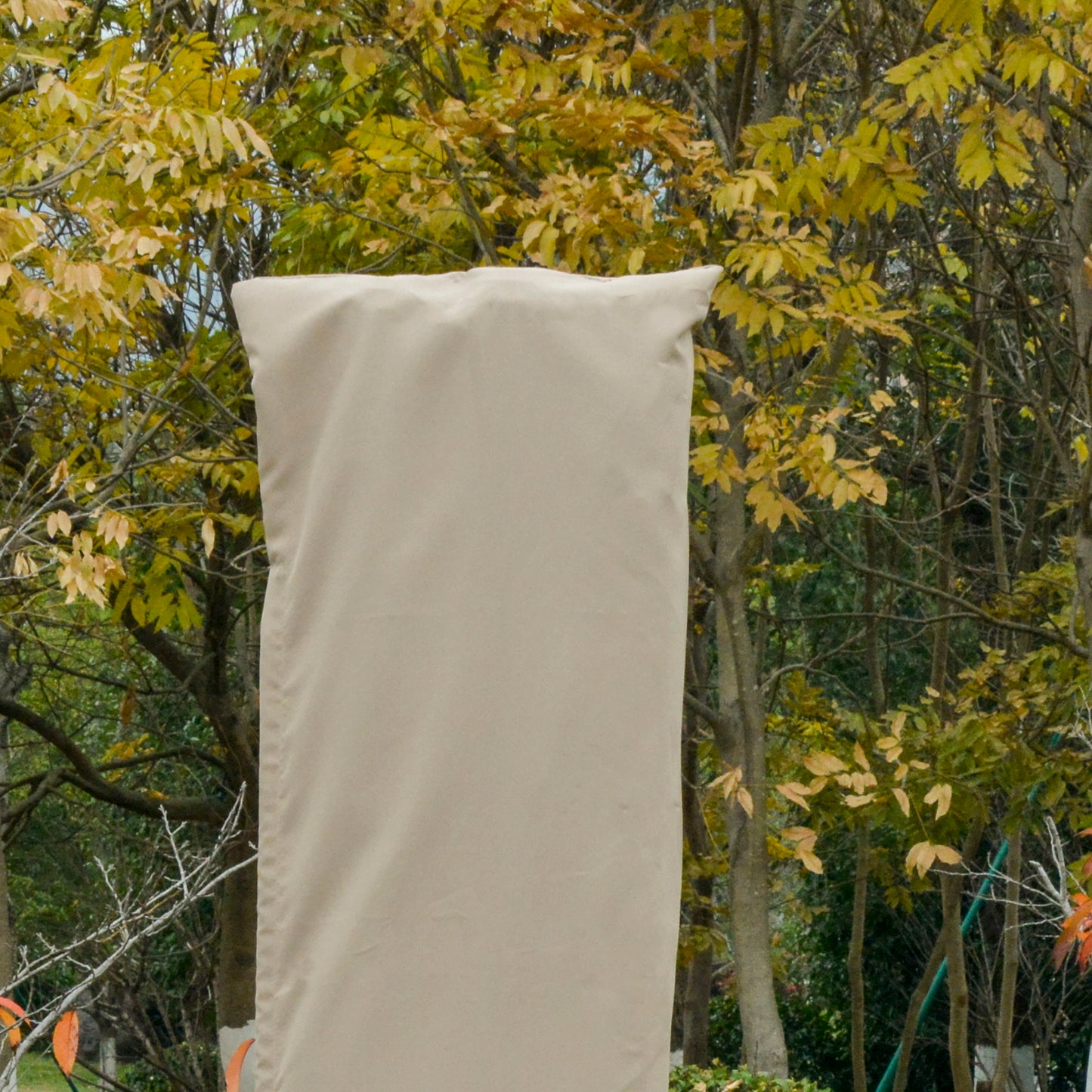 Outdoor Cantilever Umbrella Cover with Rod, Zipper